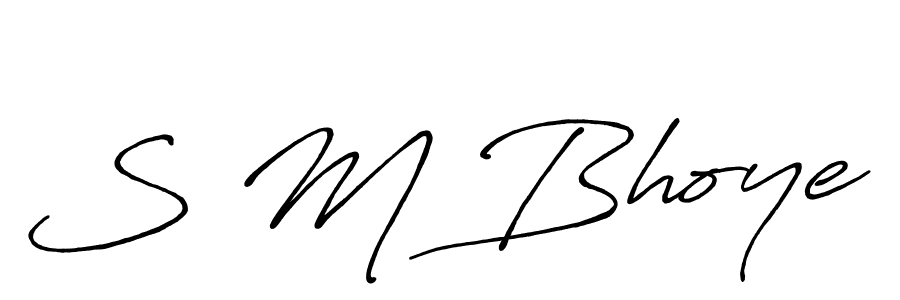 This is the best signature style for the S M Bhoye name. Also you like these signature font (Antro_Vectra_Bolder). Mix name signature. S M Bhoye signature style 7 images and pictures png