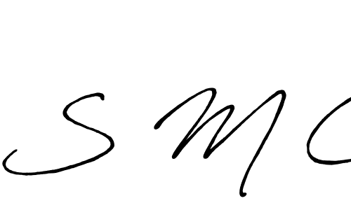 This is the best signature style for the S M C name. Also you like these signature font (Antro_Vectra_Bolder). Mix name signature. S M C signature style 7 images and pictures png