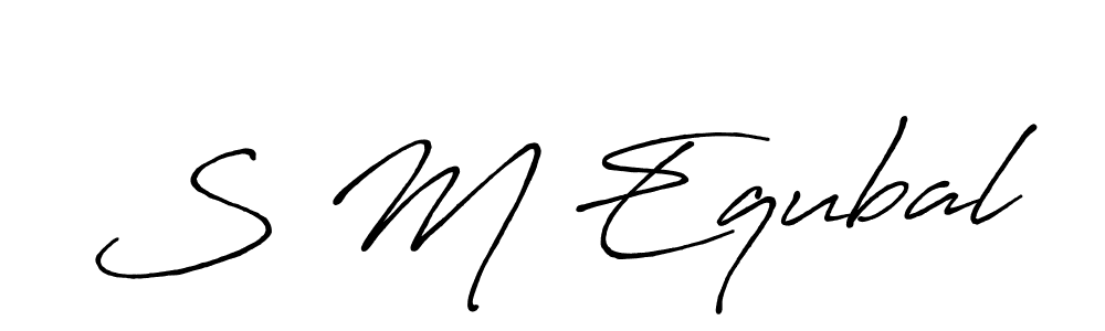 Here are the top 10 professional signature styles for the name S M Equbal. These are the best autograph styles you can use for your name. S M Equbal signature style 7 images and pictures png