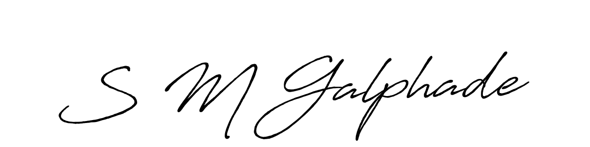 Here are the top 10 professional signature styles for the name S M Galphade. These are the best autograph styles you can use for your name. S M Galphade signature style 7 images and pictures png