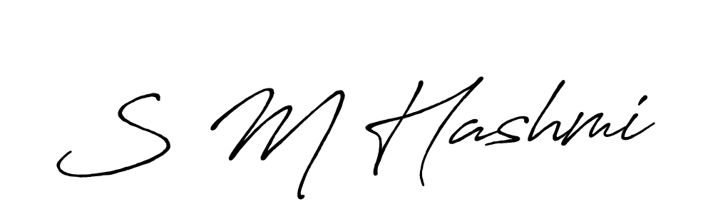 It looks lik you need a new signature style for name S M Hashmi. Design unique handwritten (Antro_Vectra_Bolder) signature with our free signature maker in just a few clicks. S M Hashmi signature style 7 images and pictures png