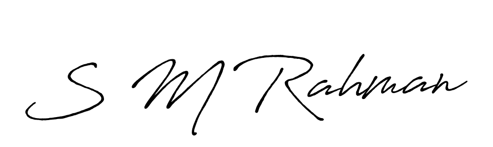 Best and Professional Signature Style for S M Rahman. Antro_Vectra_Bolder Best Signature Style Collection. S M Rahman signature style 7 images and pictures png