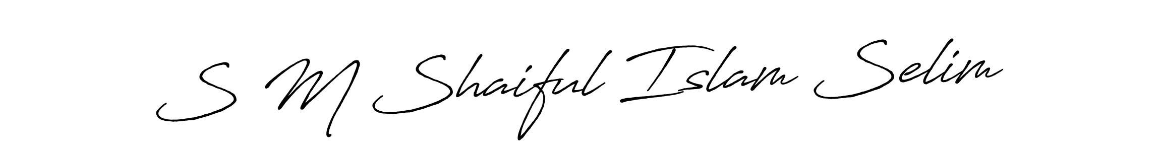 Similarly Antro_Vectra_Bolder is the best handwritten signature design. Signature creator online .You can use it as an online autograph creator for name S M Shaiful Islam Selim. S M Shaiful Islam Selim signature style 7 images and pictures png