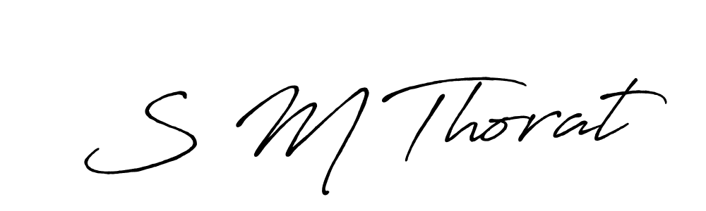 How to Draw S M Thorat signature style? Antro_Vectra_Bolder is a latest design signature styles for name S M Thorat. S M Thorat signature style 7 images and pictures png