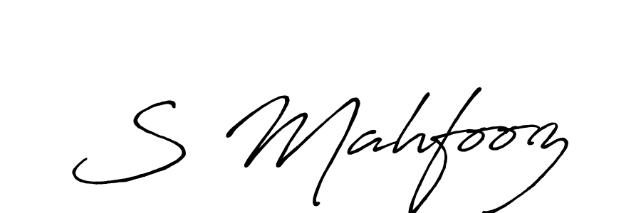 This is the best signature style for the S Mahfooz name. Also you like these signature font (Antro_Vectra_Bolder). Mix name signature. S Mahfooz signature style 7 images and pictures png