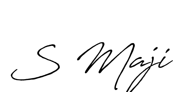 Best and Professional Signature Style for S Maji. Antro_Vectra_Bolder Best Signature Style Collection. S Maji signature style 7 images and pictures png