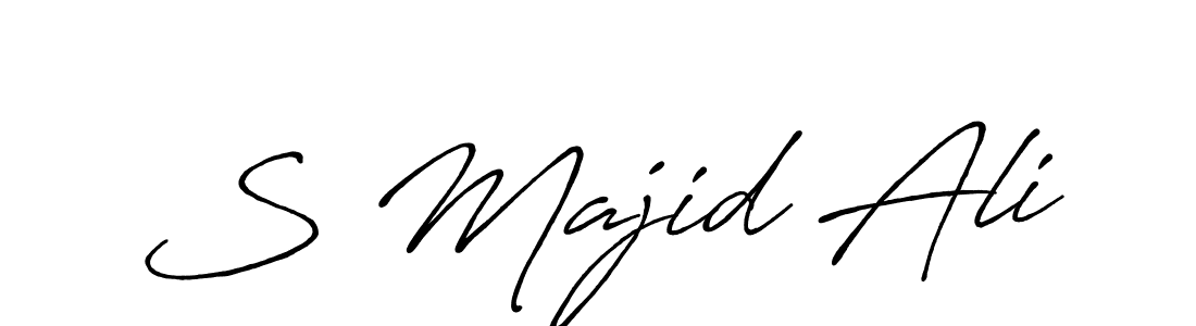 You should practise on your own different ways (Antro_Vectra_Bolder) to write your name (S Majid Ali) in signature. don't let someone else do it for you. S Majid Ali signature style 7 images and pictures png