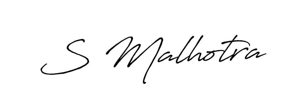 S Malhotra stylish signature style. Best Handwritten Sign (Antro_Vectra_Bolder) for my name. Handwritten Signature Collection Ideas for my name S Malhotra. S Malhotra signature style 7 images and pictures png