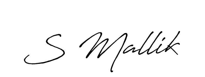 Similarly Antro_Vectra_Bolder is the best handwritten signature design. Signature creator online .You can use it as an online autograph creator for name S Mallik. S Mallik signature style 7 images and pictures png