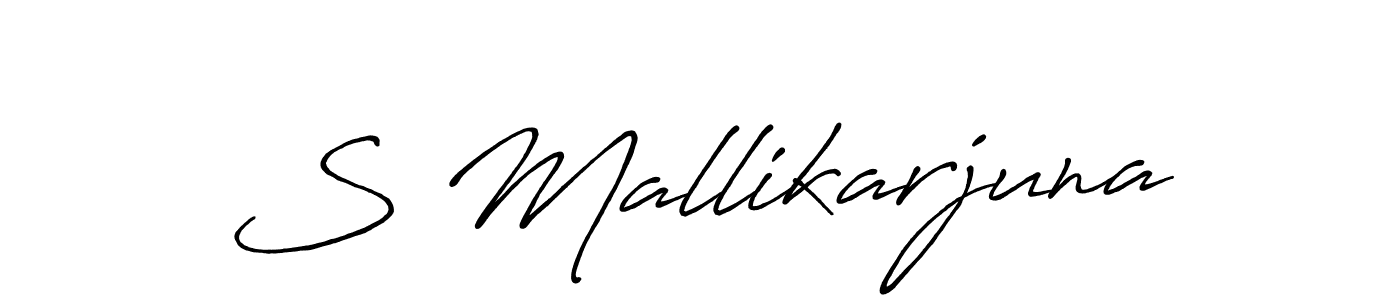 The best way (Antro_Vectra_Bolder) to make a short signature is to pick only two or three words in your name. The name S Mallikarjuna include a total of six letters. For converting this name. S Mallikarjuna signature style 7 images and pictures png