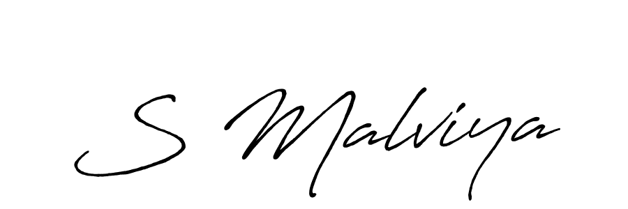 This is the best signature style for the S Malviya name. Also you like these signature font (Antro_Vectra_Bolder). Mix name signature. S Malviya signature style 7 images and pictures png