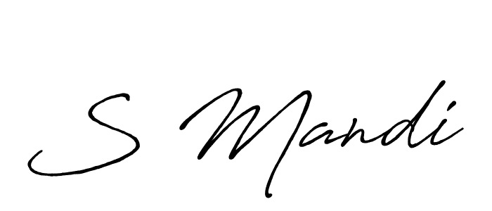 How to Draw S Mandi signature style? Antro_Vectra_Bolder is a latest design signature styles for name S Mandi. S Mandi signature style 7 images and pictures png