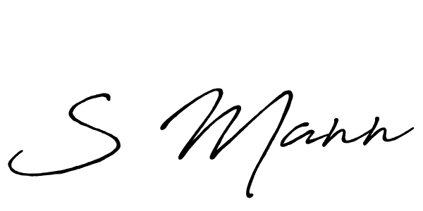 Also You can easily find your signature by using the search form. We will create S Mann name handwritten signature images for you free of cost using Antro_Vectra_Bolder sign style. S Mann signature style 7 images and pictures png