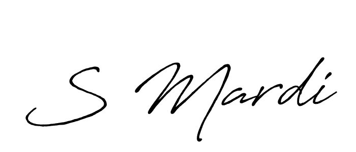 if you are searching for the best signature style for your name S Mardi. so please give up your signature search. here we have designed multiple signature styles  using Antro_Vectra_Bolder. S Mardi signature style 7 images and pictures png