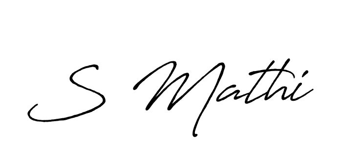 Here are the top 10 professional signature styles for the name S Mathi. These are the best autograph styles you can use for your name. S Mathi signature style 7 images and pictures png