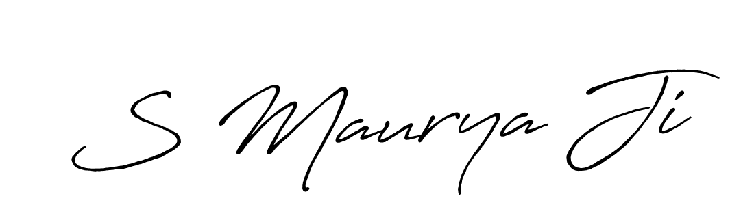 Also You can easily find your signature by using the search form. We will create S Maurya Ji name handwritten signature images for you free of cost using Antro_Vectra_Bolder sign style. S Maurya Ji signature style 7 images and pictures png