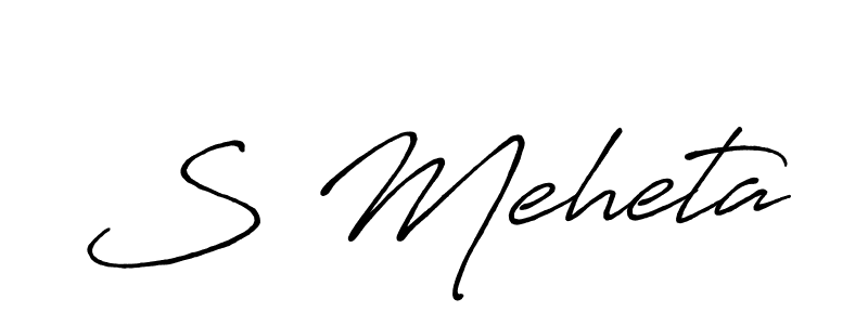 Make a short S Meheta signature style. Manage your documents anywhere anytime using Antro_Vectra_Bolder. Create and add eSignatures, submit forms, share and send files easily. S Meheta signature style 7 images and pictures png