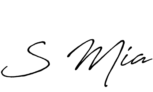 Make a short S Mia signature style. Manage your documents anywhere anytime using Antro_Vectra_Bolder. Create and add eSignatures, submit forms, share and send files easily. S Mia signature style 7 images and pictures png