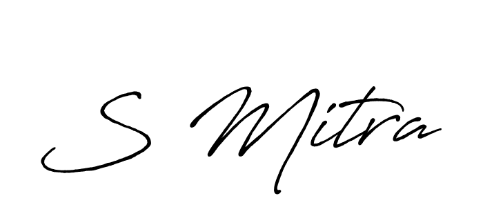 Also we have S Mitra name is the best signature style. Create professional handwritten signature collection using Antro_Vectra_Bolder autograph style. S Mitra signature style 7 images and pictures png