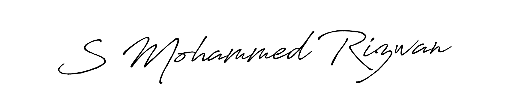 Make a beautiful signature design for name S Mohammed Rizwan. Use this online signature maker to create a handwritten signature for free. S Mohammed Rizwan signature style 7 images and pictures png