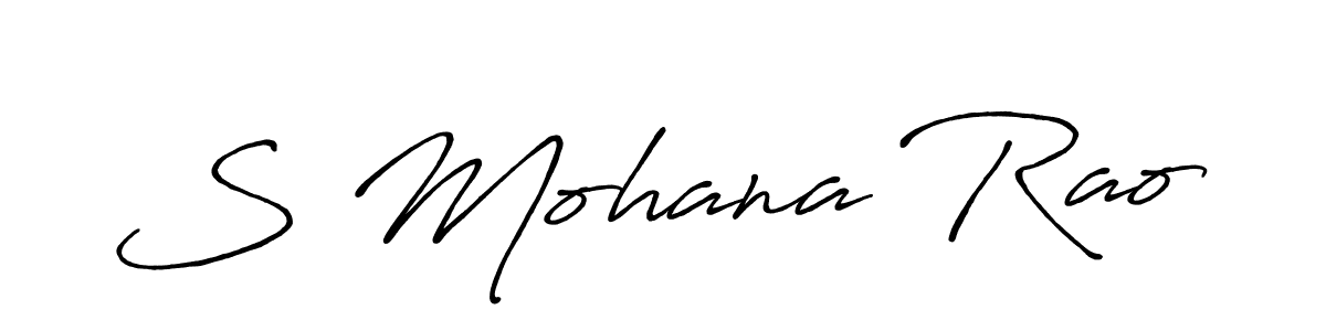 It looks lik you need a new signature style for name S Mohana Rao. Design unique handwritten (Antro_Vectra_Bolder) signature with our free signature maker in just a few clicks. S Mohana Rao signature style 7 images and pictures png