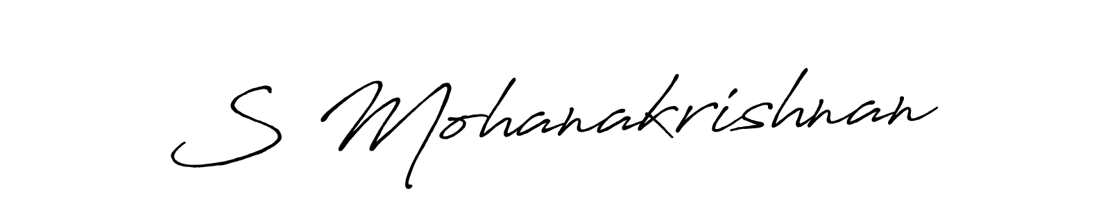 It looks lik you need a new signature style for name S Mohanakrishnan. Design unique handwritten (Antro_Vectra_Bolder) signature with our free signature maker in just a few clicks. S Mohanakrishnan signature style 7 images and pictures png