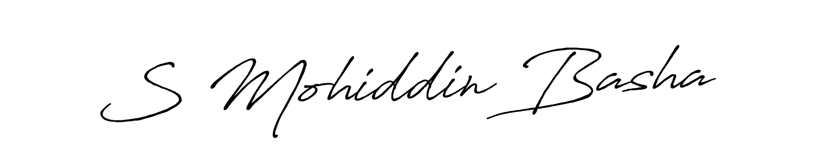 How to Draw S Mohiddin Basha signature style? Antro_Vectra_Bolder is a latest design signature styles for name S Mohiddin Basha. S Mohiddin Basha signature style 7 images and pictures png