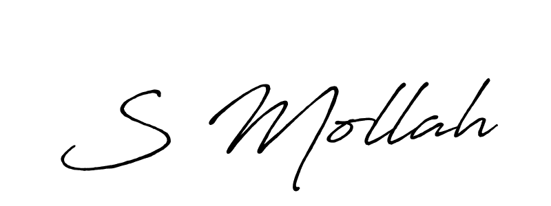 if you are searching for the best signature style for your name S Mollah. so please give up your signature search. here we have designed multiple signature styles  using Antro_Vectra_Bolder. S Mollah signature style 7 images and pictures png