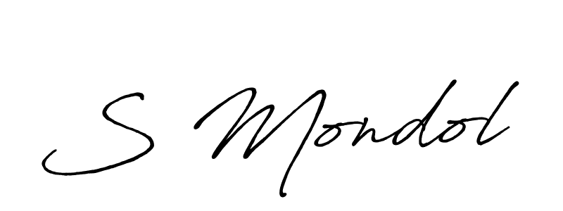 How to Draw S Mondol signature style? Antro_Vectra_Bolder is a latest design signature styles for name S Mondol. S Mondol signature style 7 images and pictures png