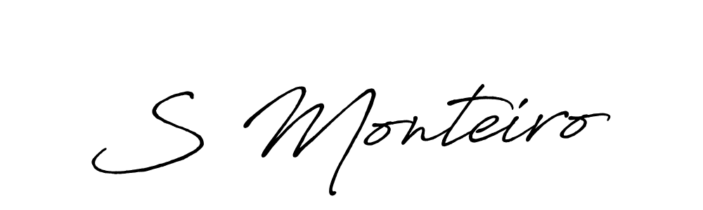 How to Draw S Monteiro signature style? Antro_Vectra_Bolder is a latest design signature styles for name S Monteiro. S Monteiro signature style 7 images and pictures png