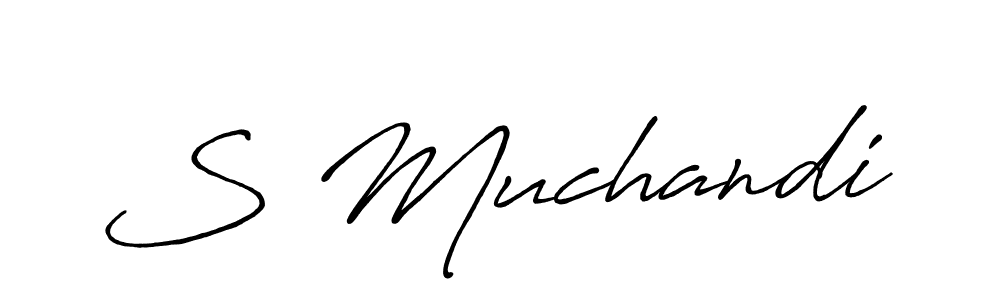 Best and Professional Signature Style for S Muchandi. Antro_Vectra_Bolder Best Signature Style Collection. S Muchandi signature style 7 images and pictures png