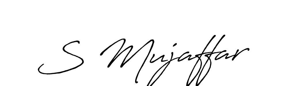 It looks lik you need a new signature style for name S Mujaffar. Design unique handwritten (Antro_Vectra_Bolder) signature with our free signature maker in just a few clicks. S Mujaffar signature style 7 images and pictures png