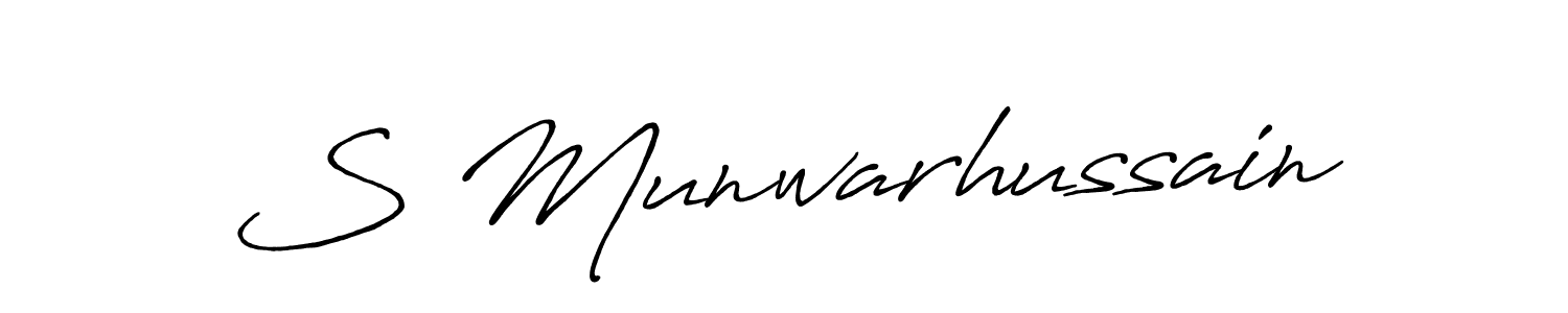 Best and Professional Signature Style for S Munwarhussain. Antro_Vectra_Bolder Best Signature Style Collection. S Munwarhussain signature style 7 images and pictures png