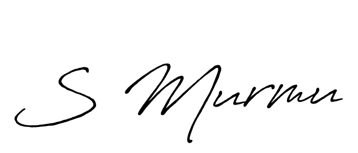 S Murmu stylish signature style. Best Handwritten Sign (Antro_Vectra_Bolder) for my name. Handwritten Signature Collection Ideas for my name S Murmu. S Murmu signature style 7 images and pictures png