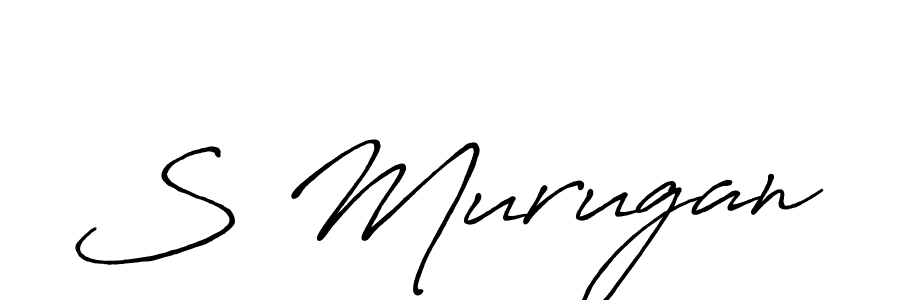 Similarly Antro_Vectra_Bolder is the best handwritten signature design. Signature creator online .You can use it as an online autograph creator for name S Murugan. S Murugan signature style 7 images and pictures png