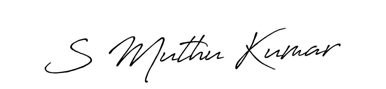 How to Draw S Muthu Kumar signature style? Antro_Vectra_Bolder is a latest design signature styles for name S Muthu Kumar. S Muthu Kumar signature style 7 images and pictures png