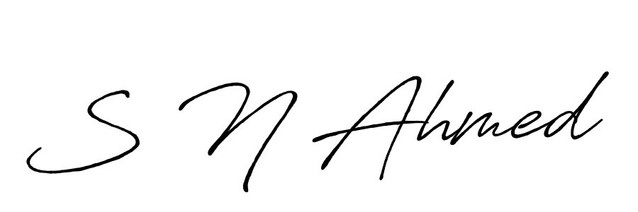 You should practise on your own different ways (Antro_Vectra_Bolder) to write your name (S N Ahmed) in signature. don't let someone else do it for you. S N Ahmed signature style 7 images and pictures png