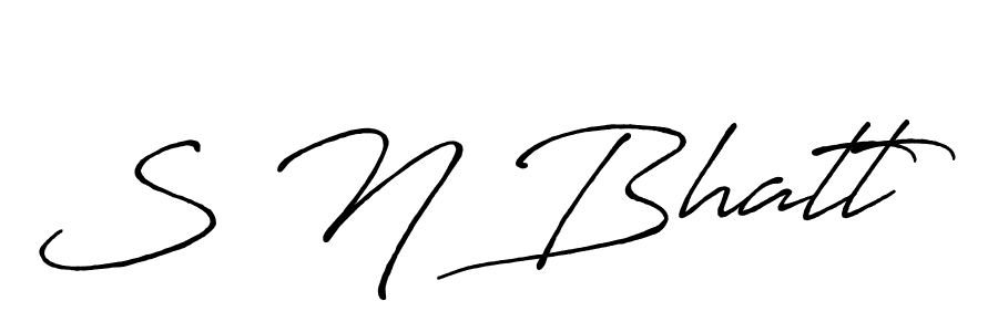 It looks lik you need a new signature style for name S N Bhatt. Design unique handwritten (Antro_Vectra_Bolder) signature with our free signature maker in just a few clicks. S N Bhatt signature style 7 images and pictures png