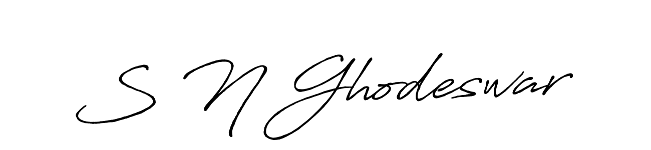 if you are searching for the best signature style for your name S N Ghodeswar. so please give up your signature search. here we have designed multiple signature styles  using Antro_Vectra_Bolder. S N Ghodeswar signature style 7 images and pictures png