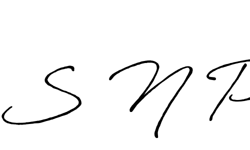 It looks lik you need a new signature style for name S N P. Design unique handwritten (Antro_Vectra_Bolder) signature with our free signature maker in just a few clicks. S N P signature style 7 images and pictures png