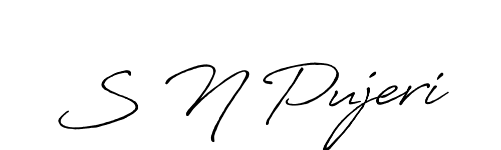 Here are the top 10 professional signature styles for the name S N Pujeri. These are the best autograph styles you can use for your name. S N Pujeri signature style 7 images and pictures png