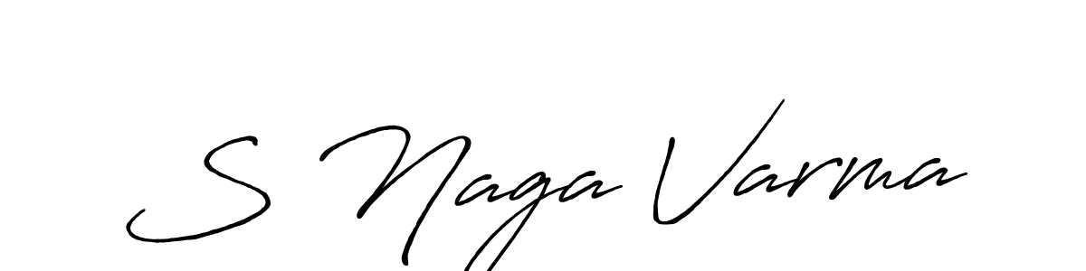 if you are searching for the best signature style for your name S Naga Varma. so please give up your signature search. here we have designed multiple signature styles  using Antro_Vectra_Bolder. S Naga Varma signature style 7 images and pictures png