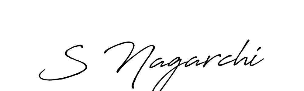 Also we have S Nagarchi name is the best signature style. Create professional handwritten signature collection using Antro_Vectra_Bolder autograph style. S Nagarchi signature style 7 images and pictures png