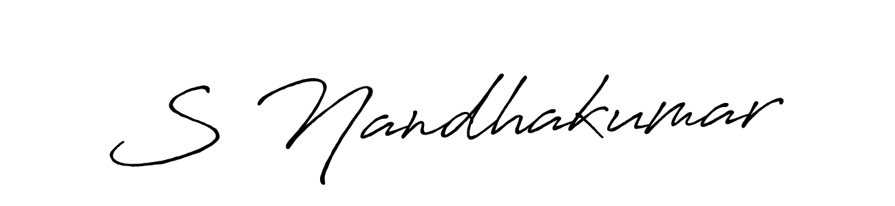 Similarly Antro_Vectra_Bolder is the best handwritten signature design. Signature creator online .You can use it as an online autograph creator for name S Nandhakumar. S Nandhakumar signature style 7 images and pictures png