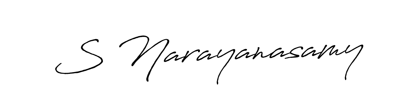 Similarly Antro_Vectra_Bolder is the best handwritten signature design. Signature creator online .You can use it as an online autograph creator for name S Narayanasamy. S Narayanasamy signature style 7 images and pictures png