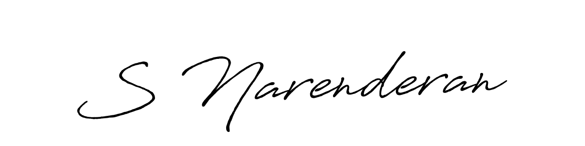 It looks lik you need a new signature style for name S Narenderan. Design unique handwritten (Antro_Vectra_Bolder) signature with our free signature maker in just a few clicks. S Narenderan signature style 7 images and pictures png