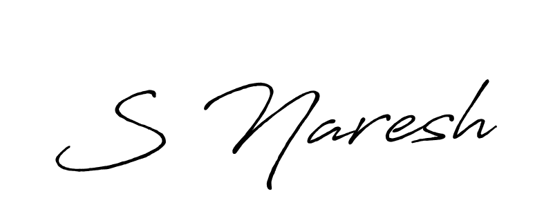 How to Draw S Naresh signature style? Antro_Vectra_Bolder is a latest design signature styles for name S Naresh. S Naresh signature style 7 images and pictures png