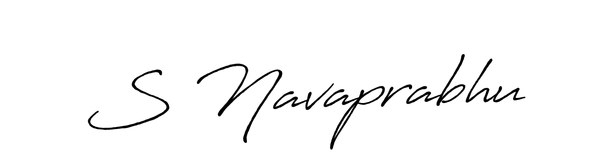 S Navaprabhu stylish signature style. Best Handwritten Sign (Antro_Vectra_Bolder) for my name. Handwritten Signature Collection Ideas for my name S Navaprabhu. S Navaprabhu signature style 7 images and pictures png