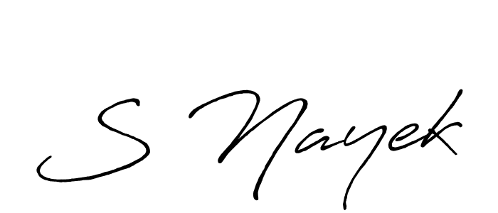Make a beautiful signature design for name S Nayek. Use this online signature maker to create a handwritten signature for free. S Nayek signature style 7 images and pictures png