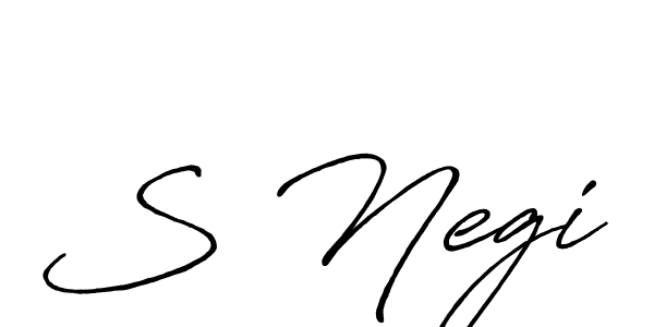 Best and Professional Signature Style for S Negi. Antro_Vectra_Bolder Best Signature Style Collection. S Negi signature style 7 images and pictures png